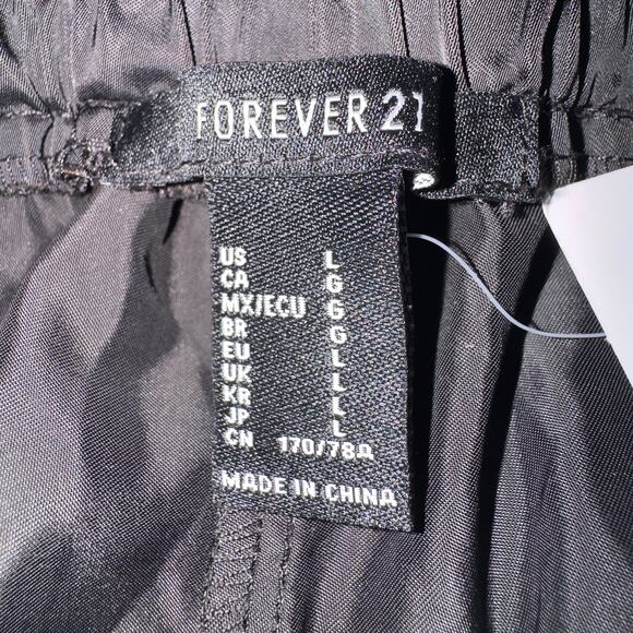 Forever 21 Black Athletic Pants women's Size Large NWT - Picture 5 of 7
